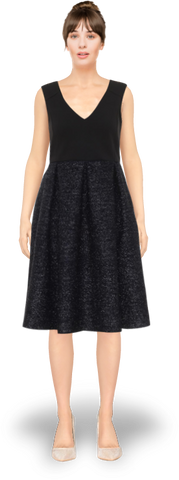 BONDED SKATER DRESS