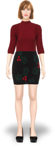 CHRISTMAS POLO AND HOLLY