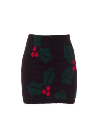 KNITTED HOLLY SKIRT