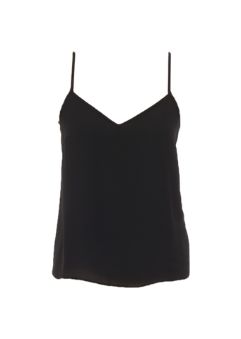 WOVEN CAMI BLACK