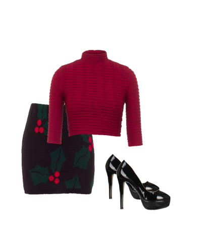 CHRISTMAS POLO AND HOLLY